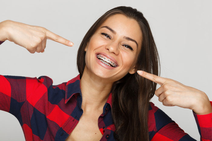 Women With Braces